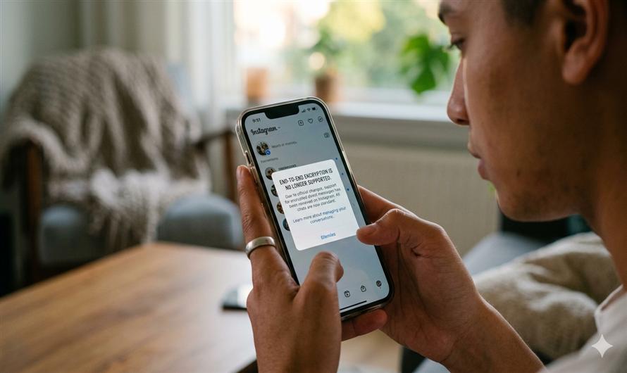 Instagram has officially removed support for encrypted direct messages.