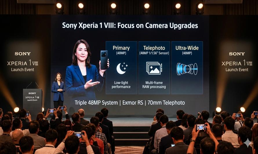 Sony puts the spotlight on camera upgrades with Xperia 1 VIII launch