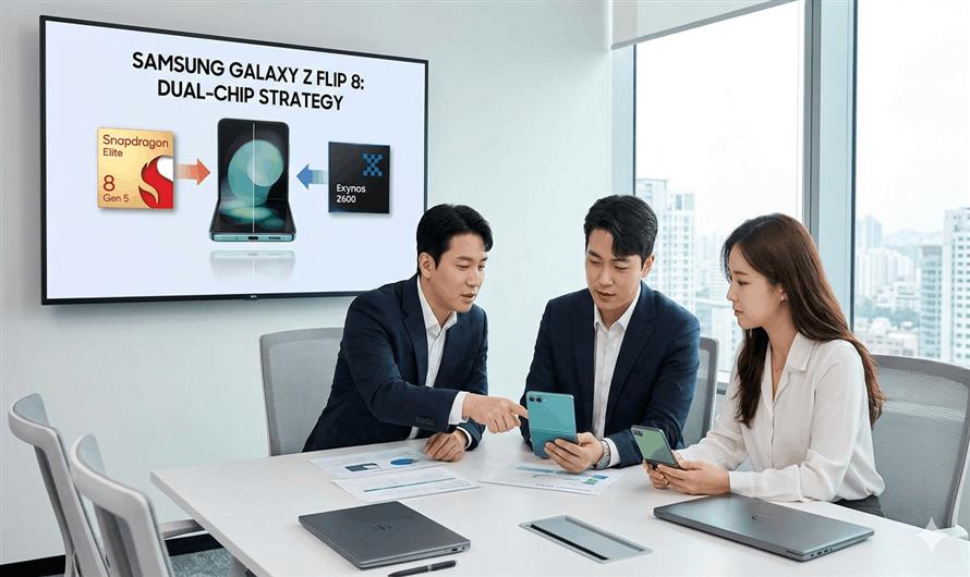 Samsung Galaxy Z Flip 8 reportedly to use dual-chip strategy