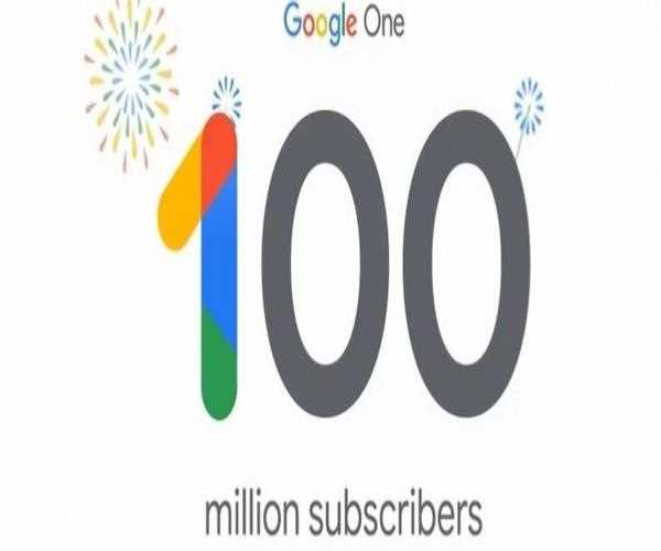 Google one gets 100 million subscribers, see its hard work