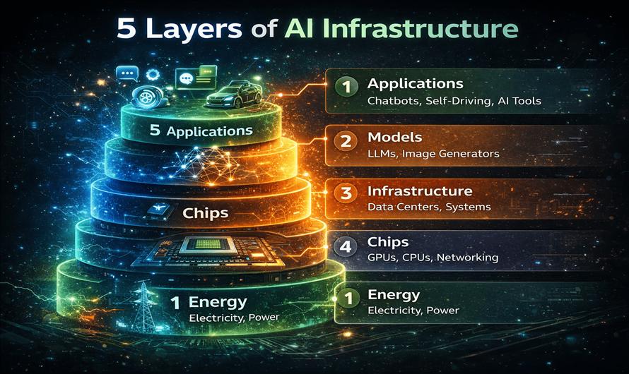 Nvidia Reveals 5 Layers of AI Infrastructure That Could Create Millions of Jobs