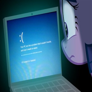 Microsoft windows blue screen of death black green insider