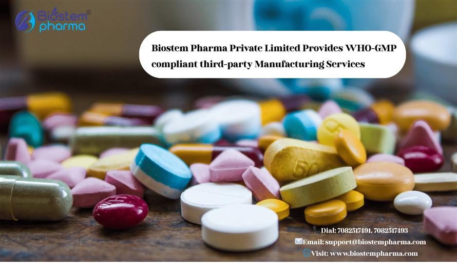 Biostem Pharma Private Limited Provides WHO-GMP compliant third-party Manufacturing Services