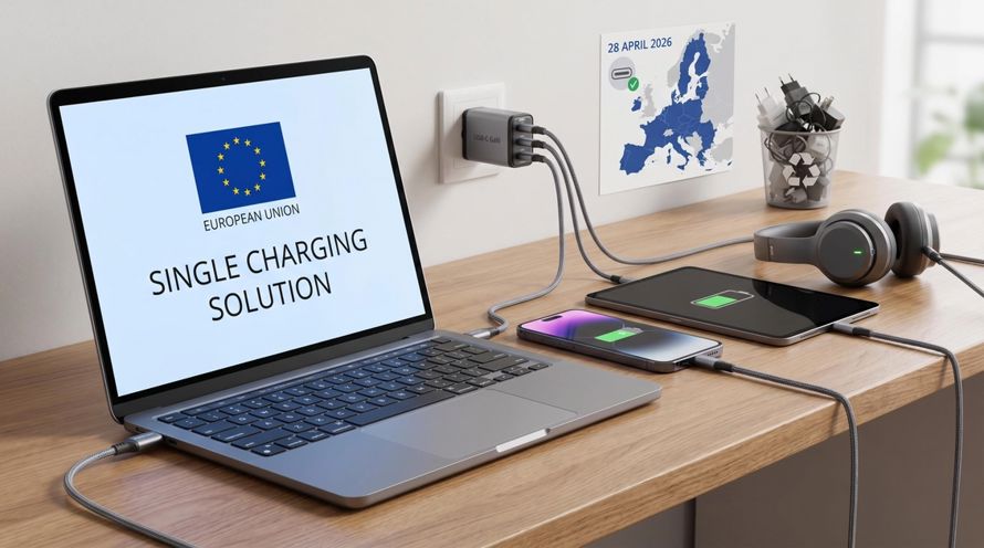 EU’s USB-C Rule Now Covers New Laptops, Changing Charger Choices