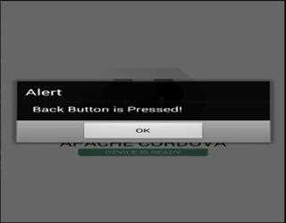 Handling Events in App Built Using Apache Cordova