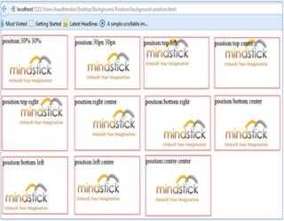 Background Position using CSS3