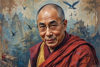 The Dalai Lama, his successor