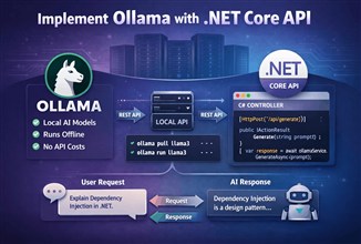 Implement Ollama with ASP.NET Core API