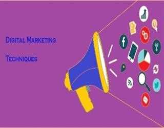 Techniques for Digital Marketing
