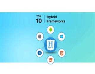 Top 10 Hybrid Mobile App Development Frameworks