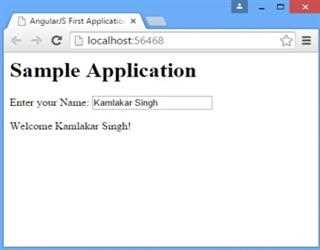 Angularjs First Application