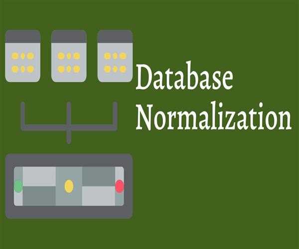 What is database normalization? Explain with example.