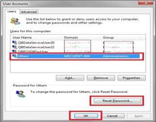 Windows 7 Password Reset via Administrator