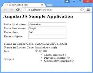 AngularJs Filters