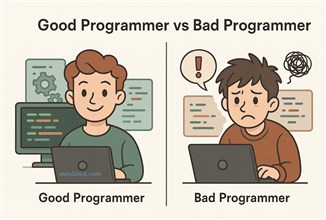 Good programmers vs Bad programmers in software development