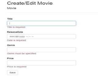 how to use data validation in mvc core