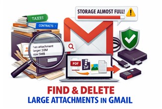 Find and Delete Large Attachments to Free Up Storage in Gmail