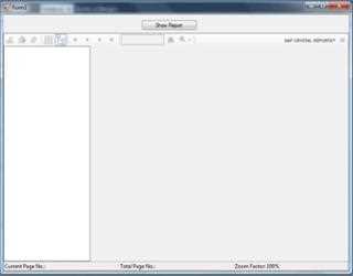 Hosting Crystal Report in Windows Form