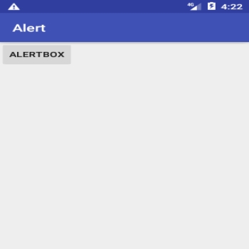 Alert Box in Android