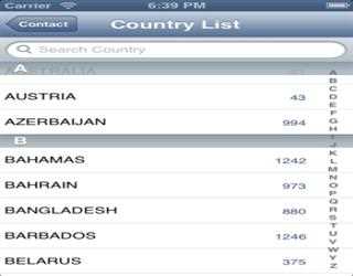 Implementing Sections in Country List in TableView