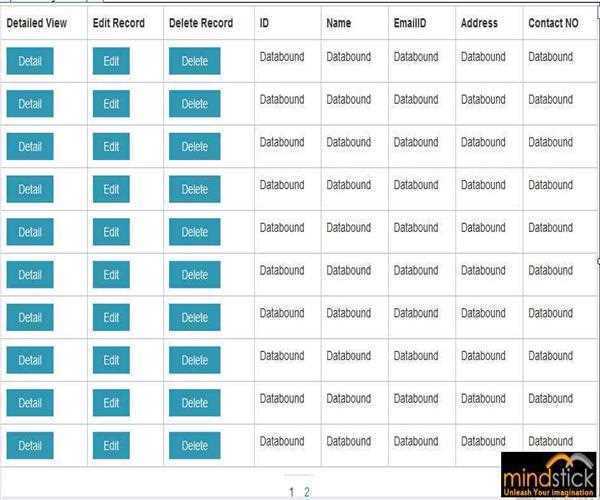 Editable Grid View System using BootStrap in ASP.Net