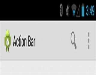 Adding the  Action Bars and Action Buttons in Andriod