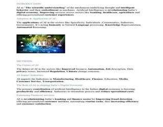 AI-Shaping the future of Indian Economy