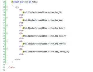 Fetching Record From Database By Using Ajax in MVC