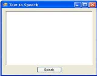 Text to Speech in CSharp .NET