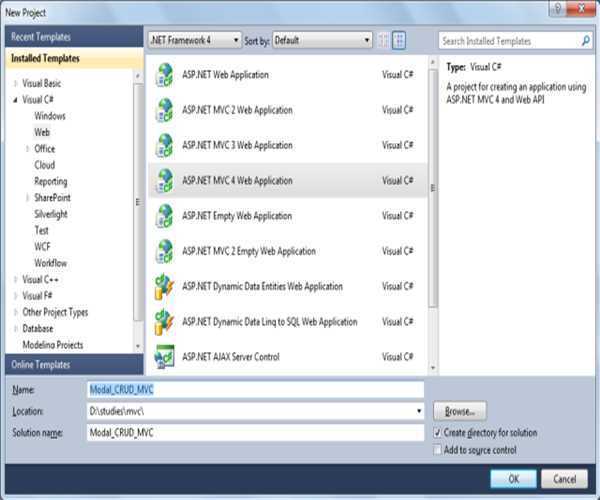 CRUD Operation Using Modal Dialog in ASP.NET MVC