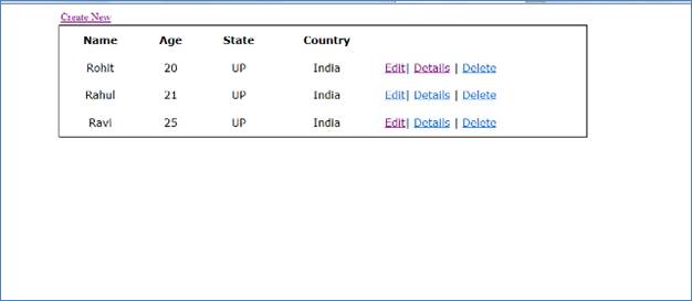 CRUD Operation Using Modal Dialog in ASP.NET MVC