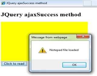 jQuery ajaxComplete method