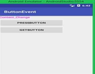 Event Handling in Android