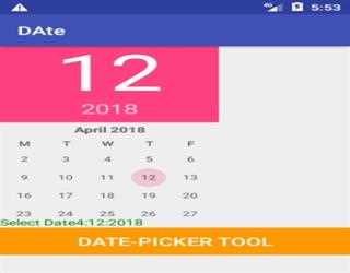 DatePicker in Android
