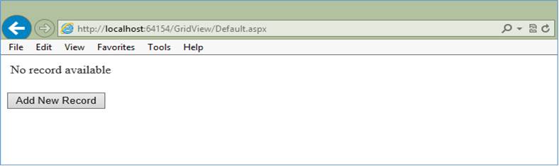 Insert, Delete, Update in GridView in ASP.Net using C#
