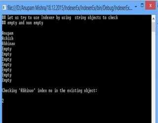 Indexer in C#