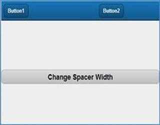 Spacer in Sencha Touch