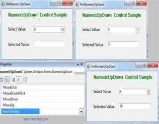 NumericUpDown Control in C#.Net