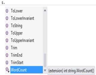 Extension methods in C#