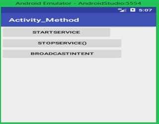 How to start and stop services  and broadcast in Android