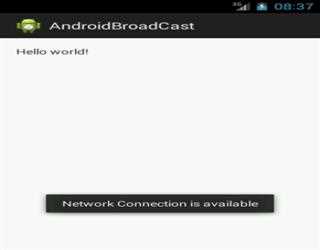 Broadcast receiver in Android