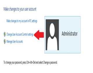 Turn User Account Control (UAC) on or off in windows OS