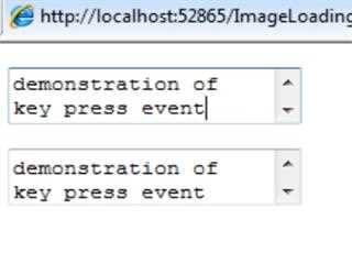 Implementing onkeypress event in Java Script