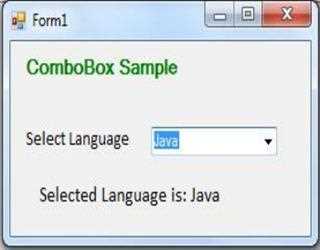 ComboBox Control in VB.Net