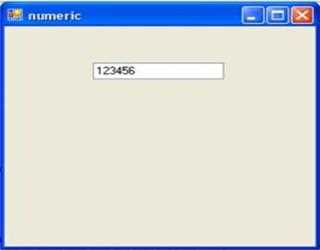 How to create Numeric Text Box in C sharp