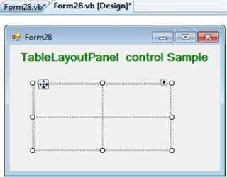 TableLayoutPanel Control in VB.Net