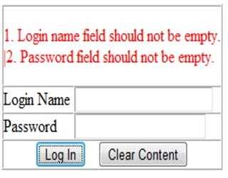 Validation in java script