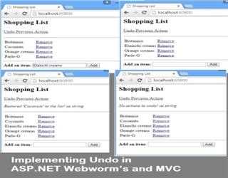 Implementing Undo in ASP.NET Webworm’s and MVC