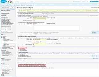 SFDC:  Creating a New Object