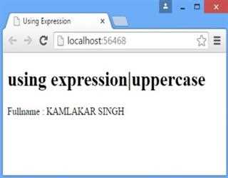 AngularJs Expressions